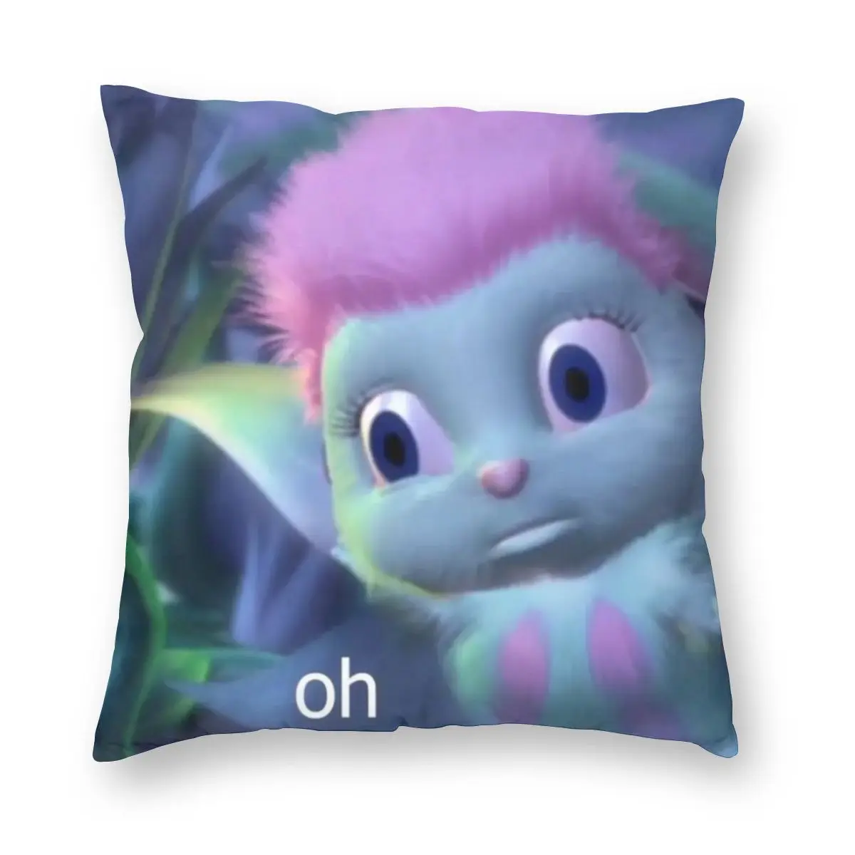

Bibble Oops Funny Pillowcase Double-sided Printing Fabric Cushion Cover Gift Throw Pillow Case Cover Home Wholesale 40X40cm