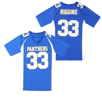 bg american football jersey panthers 33 riggins jerseys embroidery sewing outdoor sportswear hip hop loose red 2020 new hot