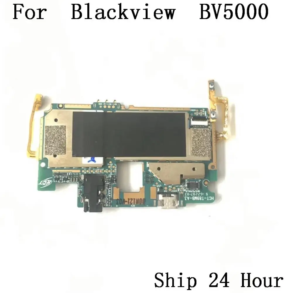 

Blackview BV5000 Used Original mainboard 2G RAM+16G ROM Motherboard+key Fpc For Blackview BV5000 MTK6735 Quad Core Free shipping