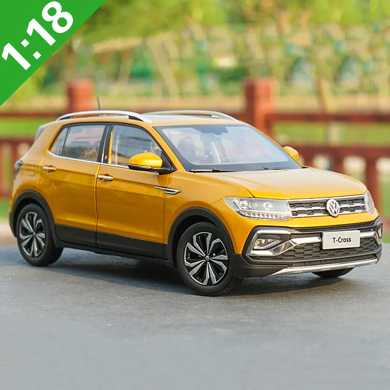 Vitality gold Продукт высокого качества 1:18 T-CROSS роскошные модели из сплава SUV, имитация высококачественной металлической коллекции и подарков - Цвет: Vitality gold