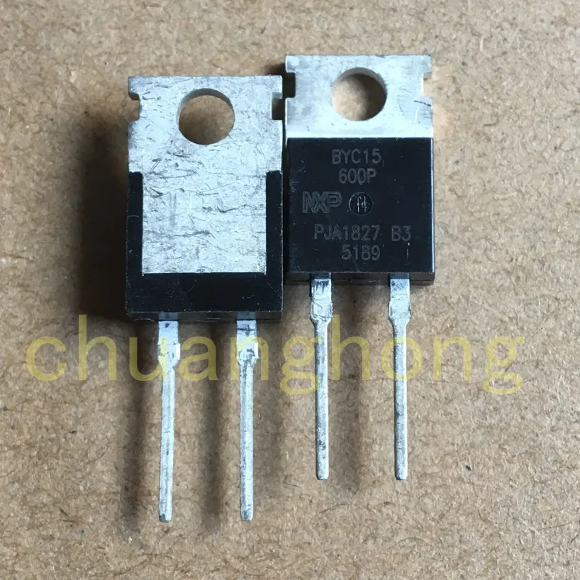 

1Pcs/Lot Original New BYC15-600P Rectifier Diode TO-220 BYC15