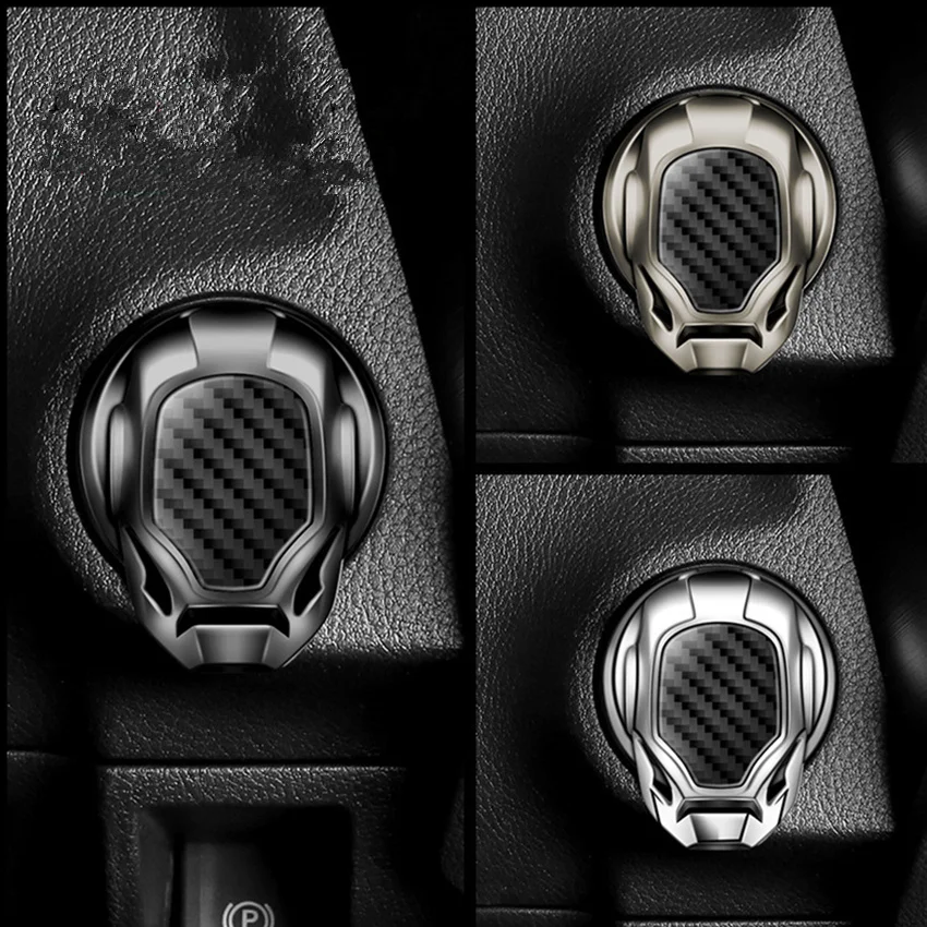 Декоративные защитные наклейки на автомобильные кнопки пуска для Peugeot 106 107 108 1007