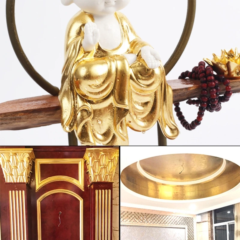 

100g Gilding Glue Gold Leaf Foil Oil-based Glue for Metal Foil Sheets Arts