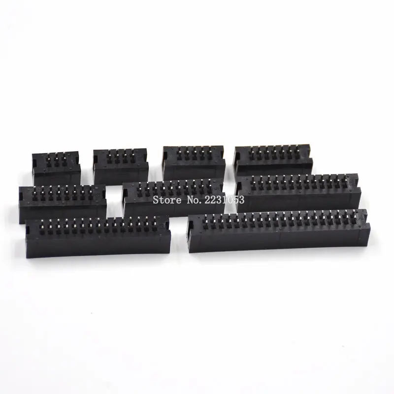 10PCS DC3 20P 20Pin DC3-20P 2.54mm Socket Header Connector ISP Male Double-spaced Straight IDC JTAG | Обустройство дома