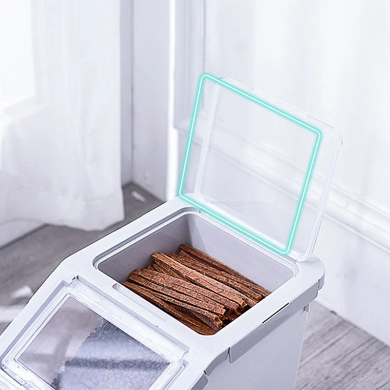 

Anti-Oxidation Dog Bowl Fresh Box Food Container Dog Bucket Pet Dog Feeder Storage Food Container Mildew Large Capacity Storage