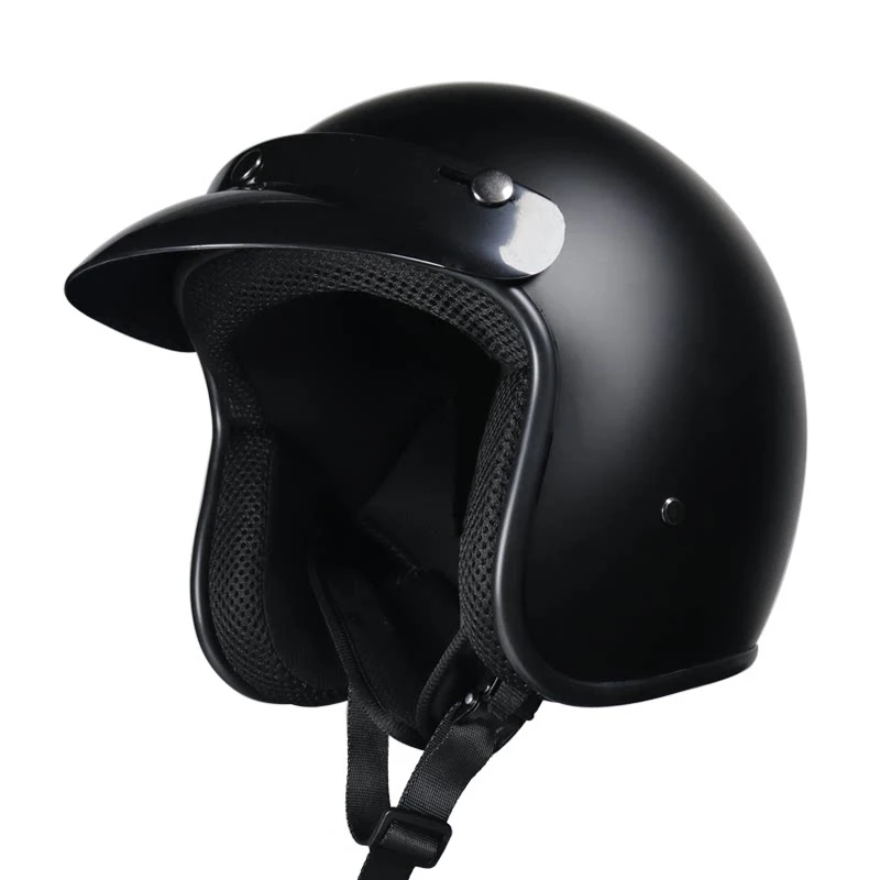 

Motorcycle Open Face Helmet Retro Vintage Motorbike Casco Para Moto Mopeds Vespa Jet Pilot Racing Capacete De Moto Men Women