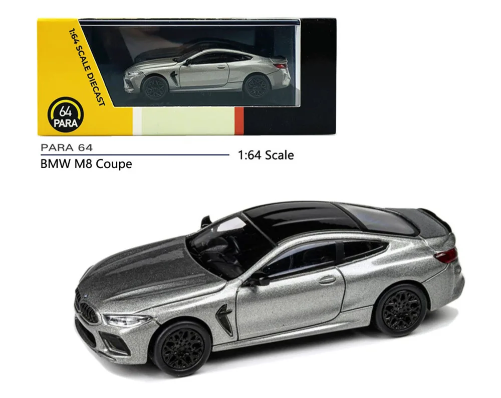 Новые модели PARRA64 масштаб 1/64 BMWW M8 Coupe литой Сплав игрушечные автомобили 3 дюйма 7 см