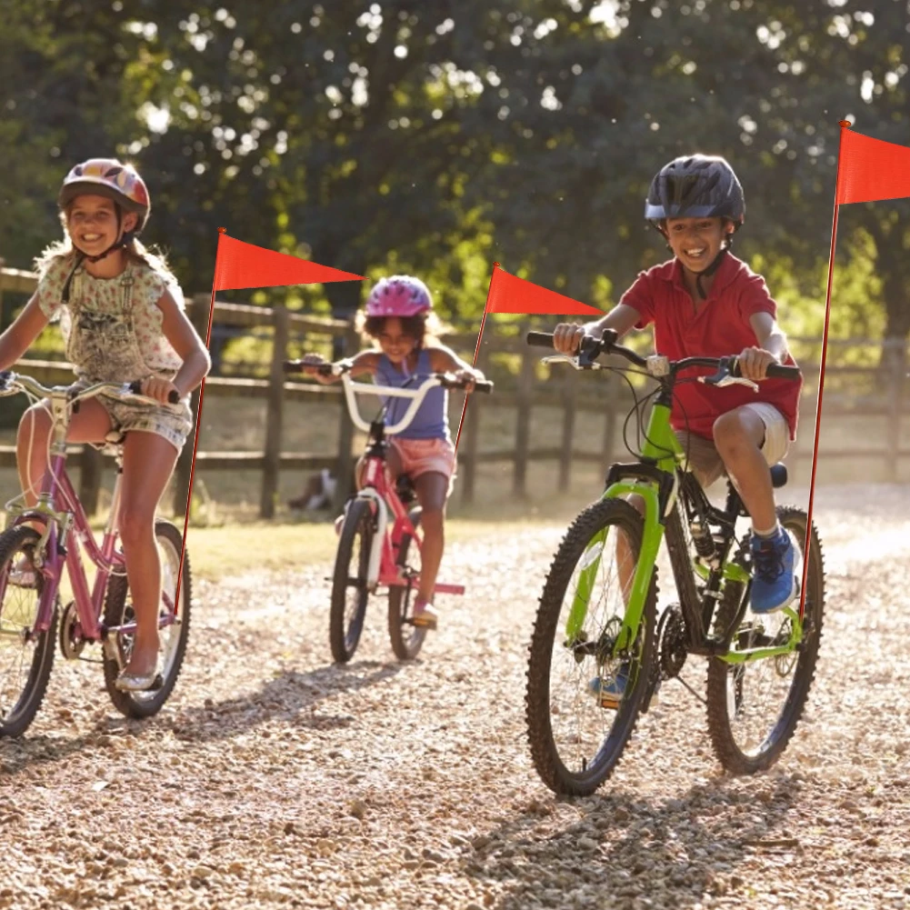 1 2 м защитный флажок треугольный велосипед ребёнка Ройяла баннер с монтажным