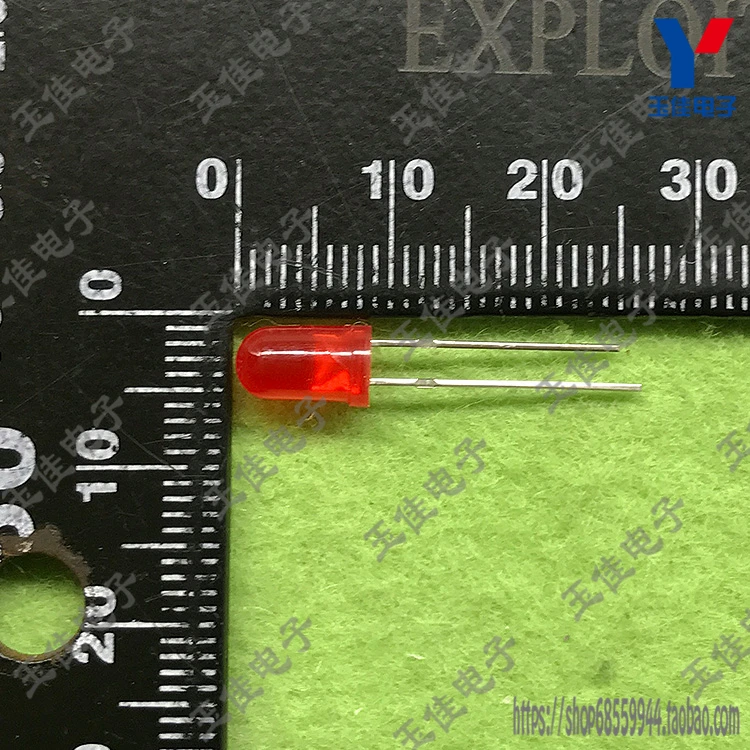 5 мм красные волосы с красной подсветкой светодиодный 1000mcd | Электроника