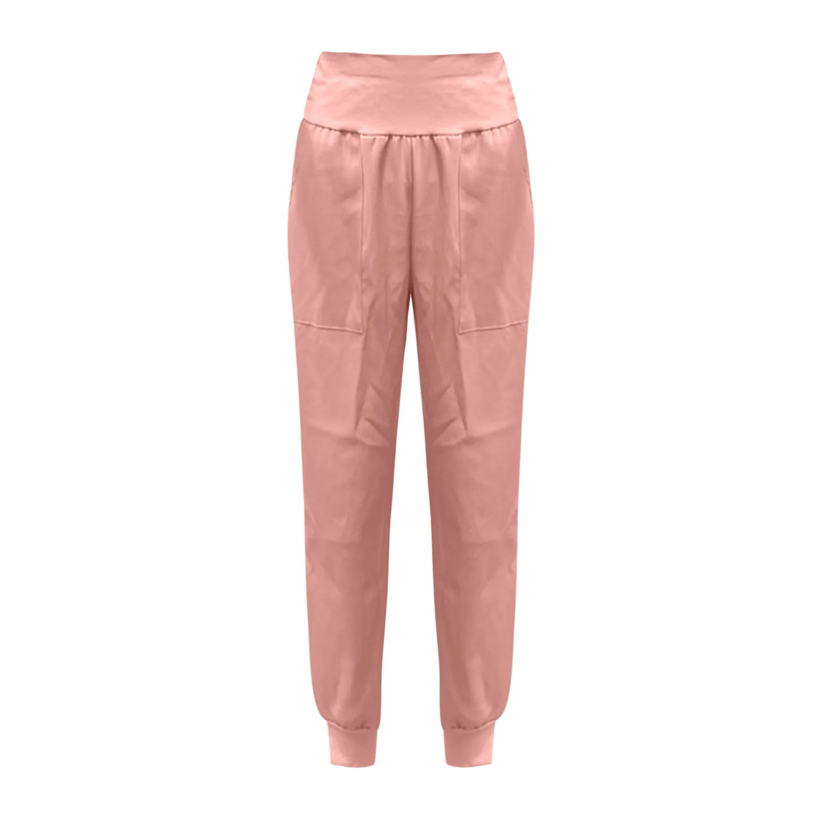 Женские Брюки-Капри с карманами бумажные укороченные штаны завышенной талией