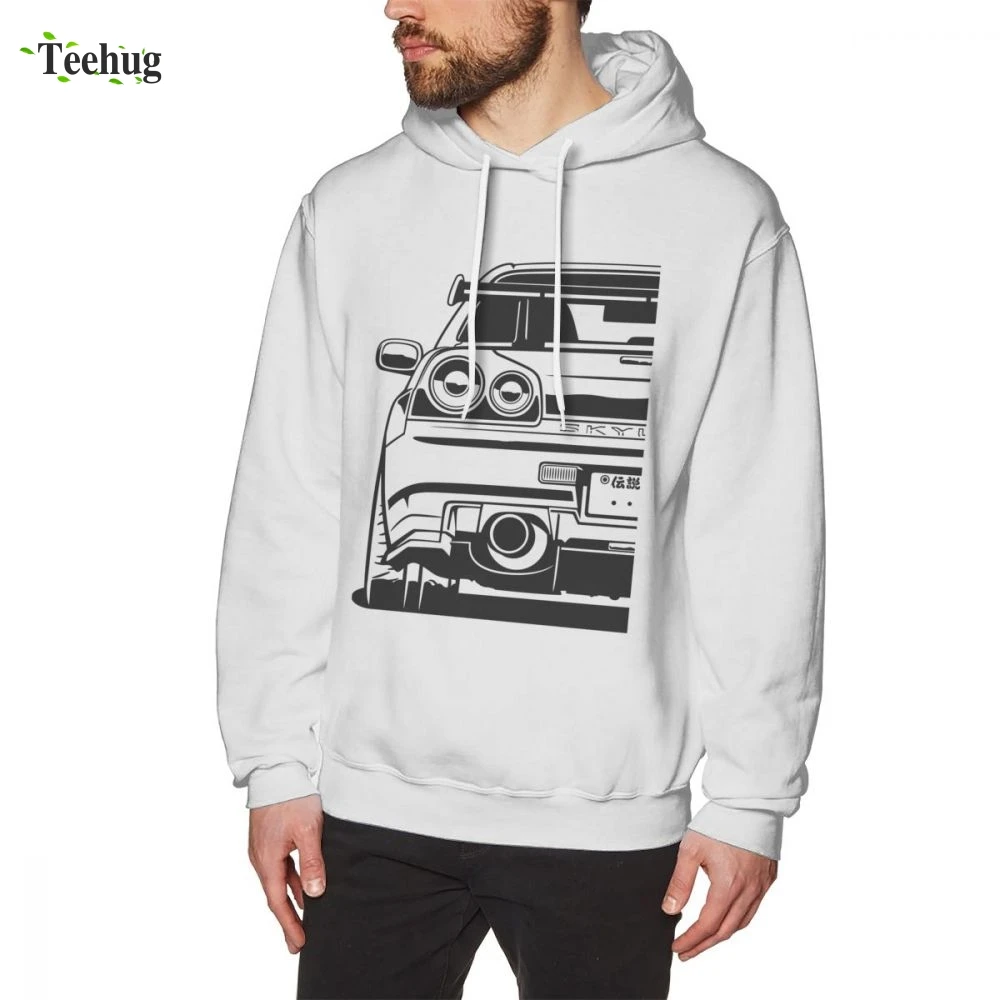 Man's 3D Print Skyline R34 GTR Hoodies Leisure Unique Design For Boy New Arrival Fashionable Car Long sleeve | Мужская одежда