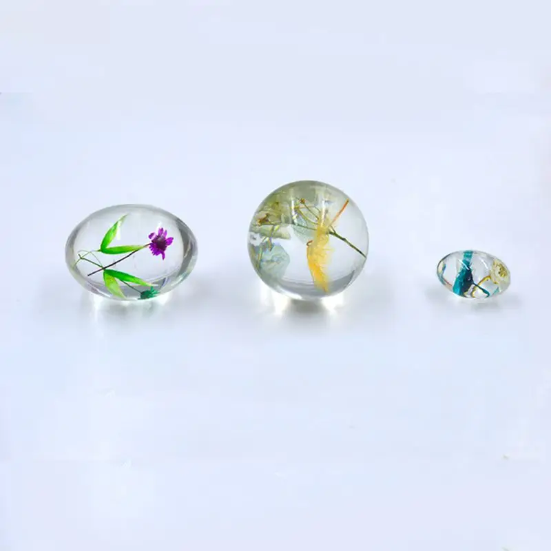 

1Set Crystal Epoxy Resin Mold Quail Egg Spherical Pendant Casting Silicone Mould
