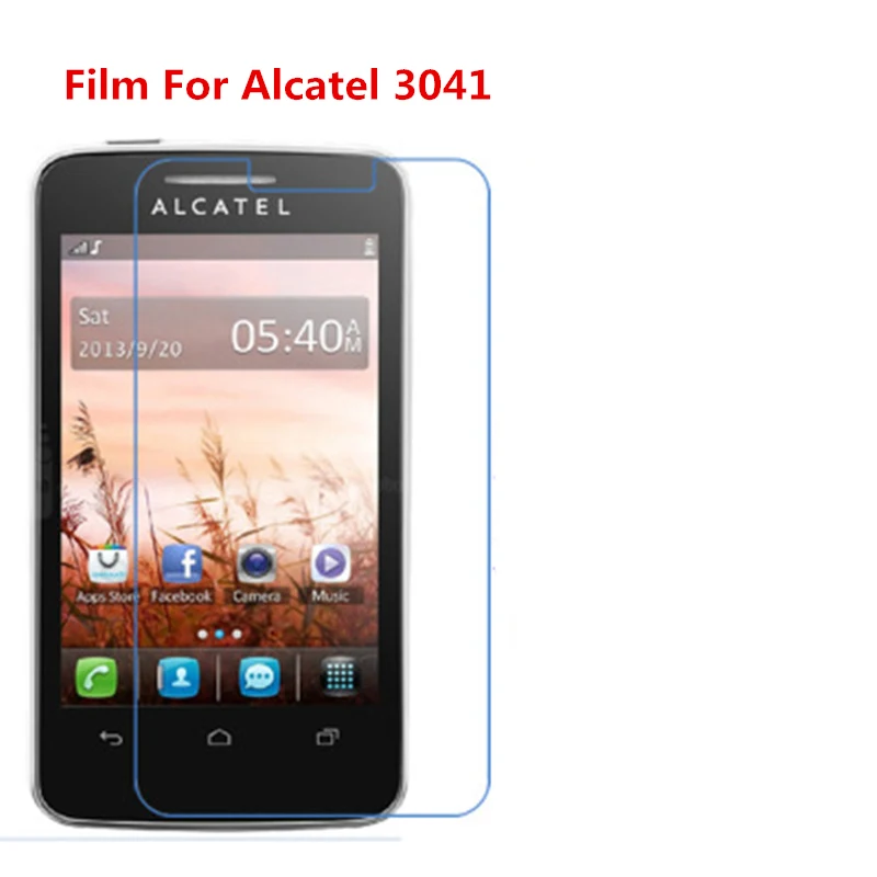 

1/2/5/10 шт. ультратонкая прозрачная защитная пленка для HD ЖК-экрана с тканевой пленкой для очистки для Alcatel 3041.