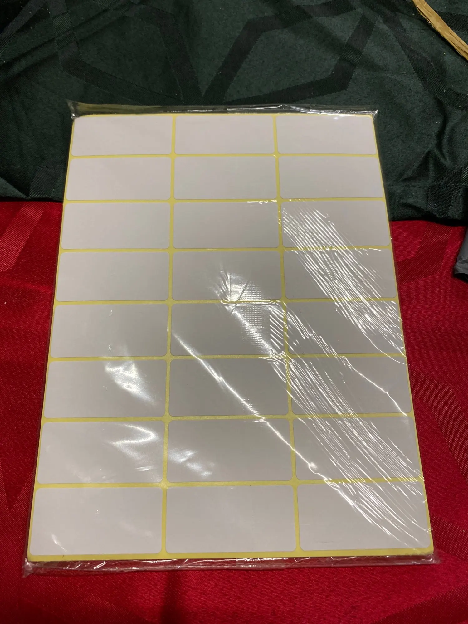 Белые пустые бумажные этикетки самоклеящиеся наклейки бирки перезаписываемые