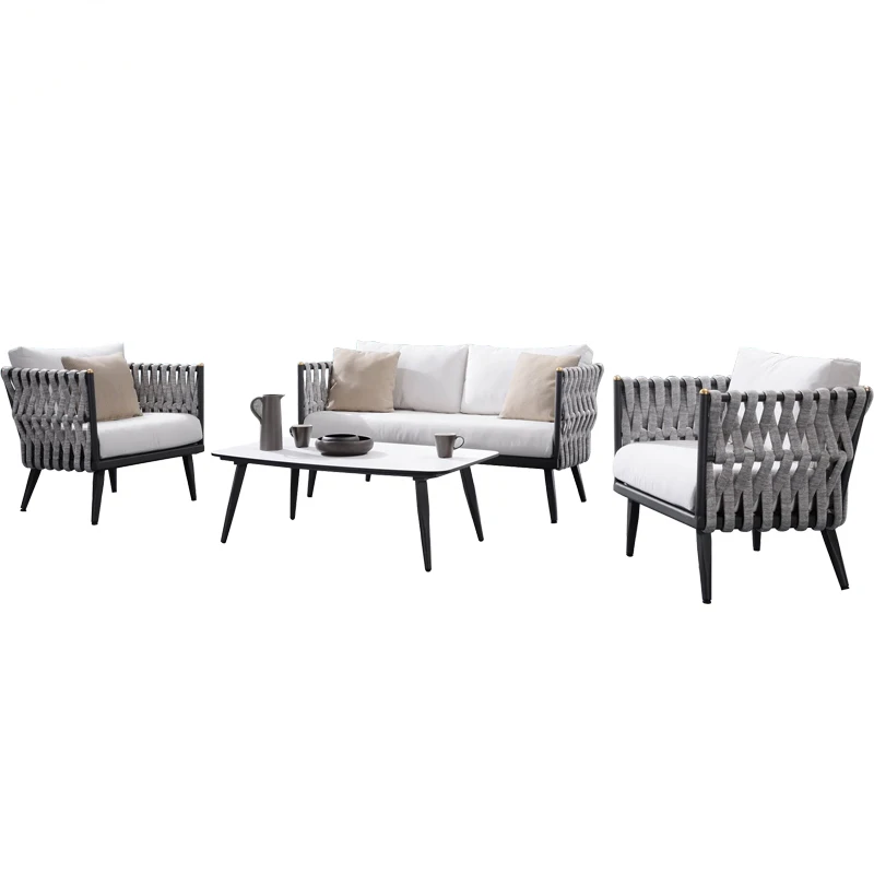 fashion design furniture outdoor rattan wooded dining set | Мебель
