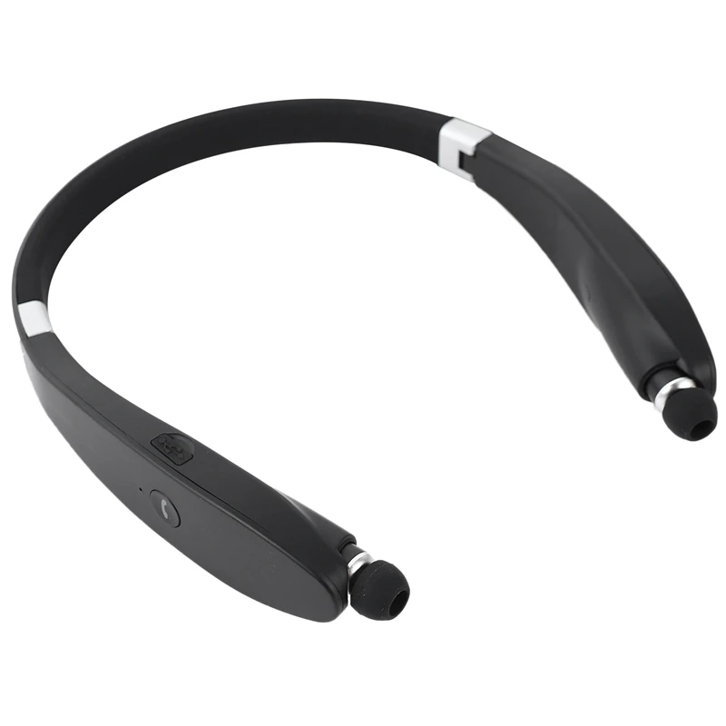 Bluetooth наушники беспроводная гарнитура с шейным ремешком складные микрофоном
