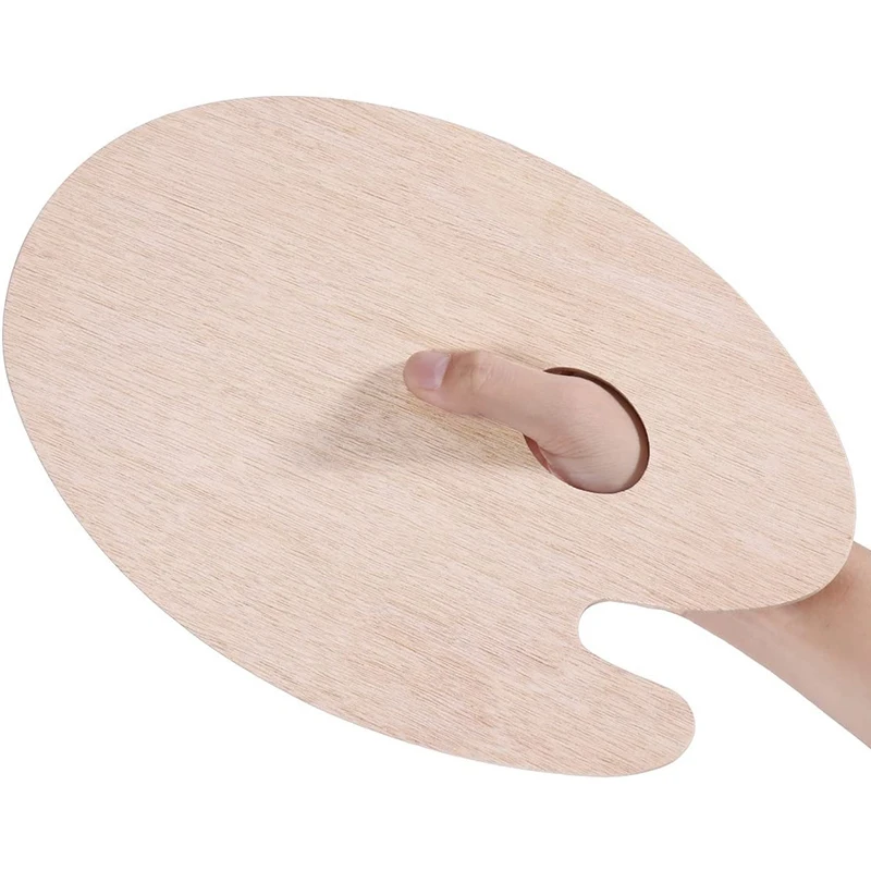 2 шт. овальная масляная палитра масляной краски акриловая инструмент | Канцтовары