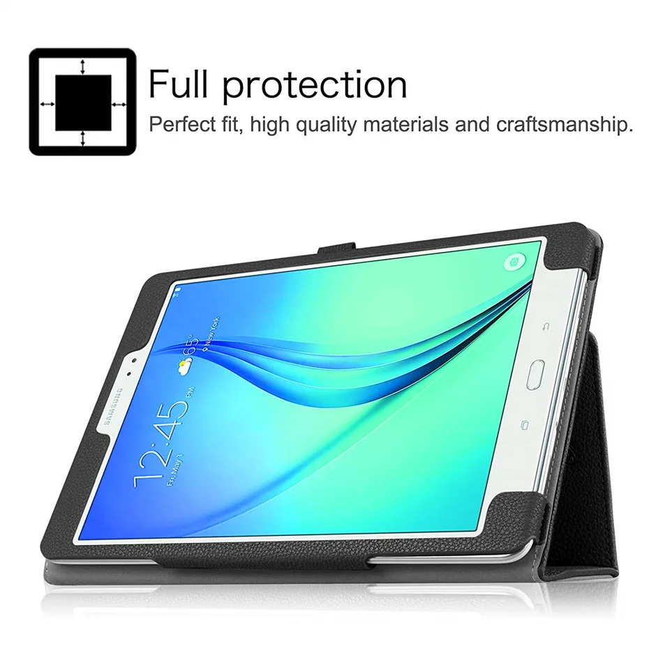 Чехол для Samsung Galaxy Tab A 9 7 кожаный чехол из искусственной кожи SM-T550 T555 SM-P550 P555