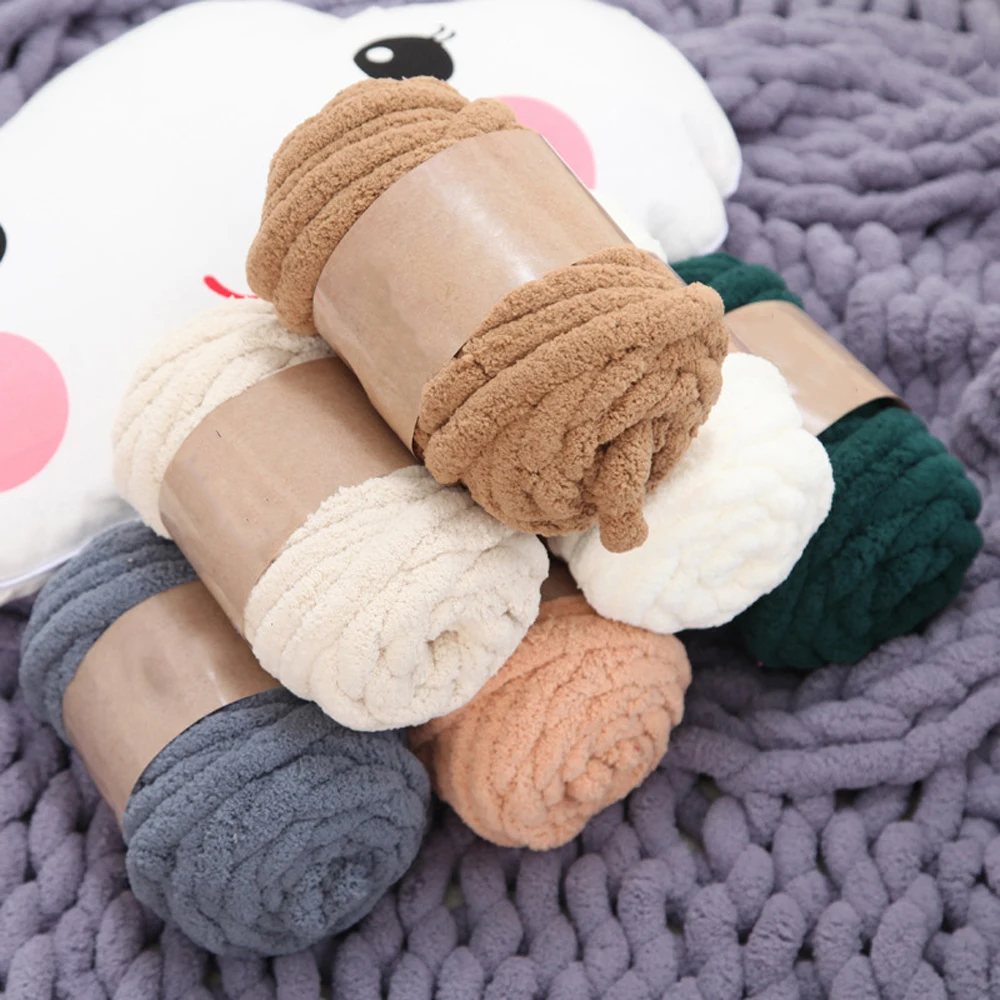 Высококачественная теплая шерстяная пряжа из синели для вязания детская вязаное