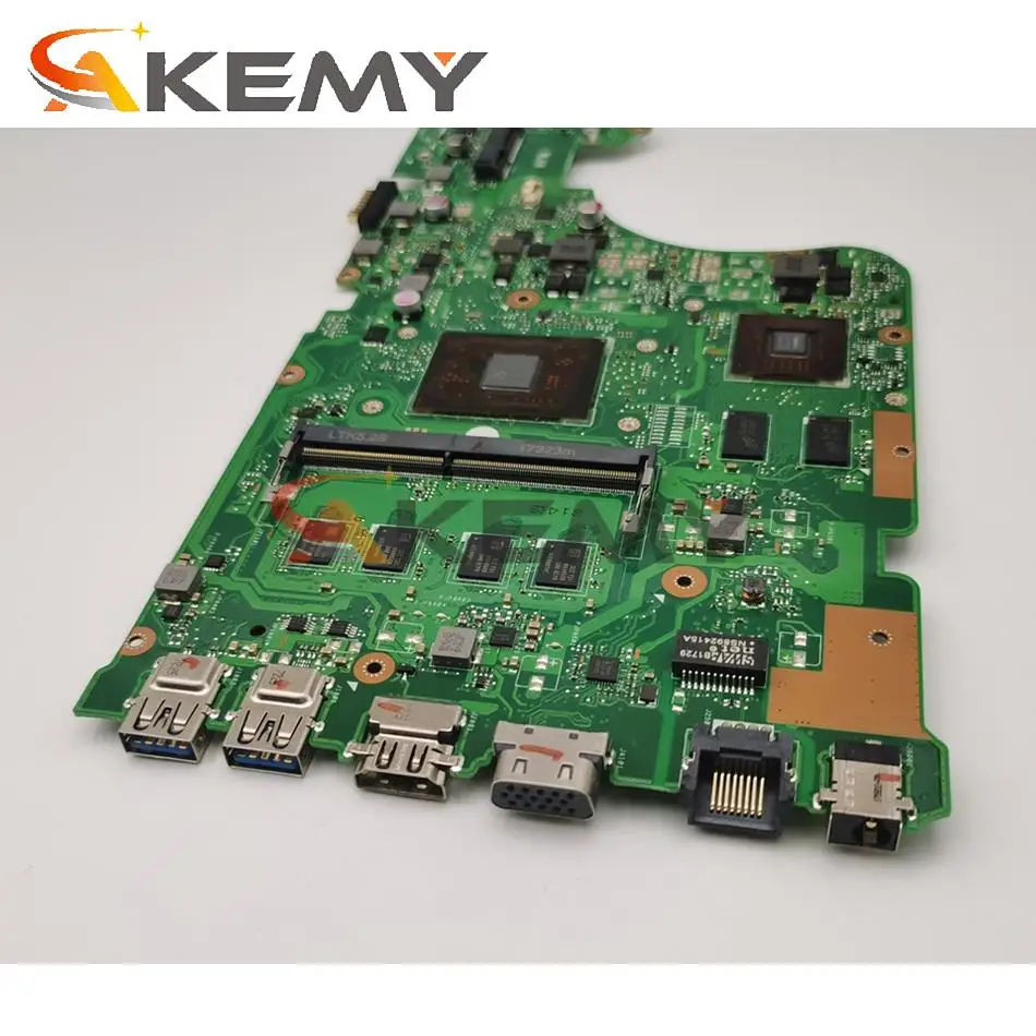 akemy for asus x555yi x555ya x555d a555dg x555qg x555y notebook mainboard motherboard fx 8800p cpu 8gb ram 2g gpu tested full ok free global shipping