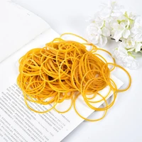 100pcs multiple colors elastic bands multiple rubber band office school packaging stretchable sturdy rubber elastics bands