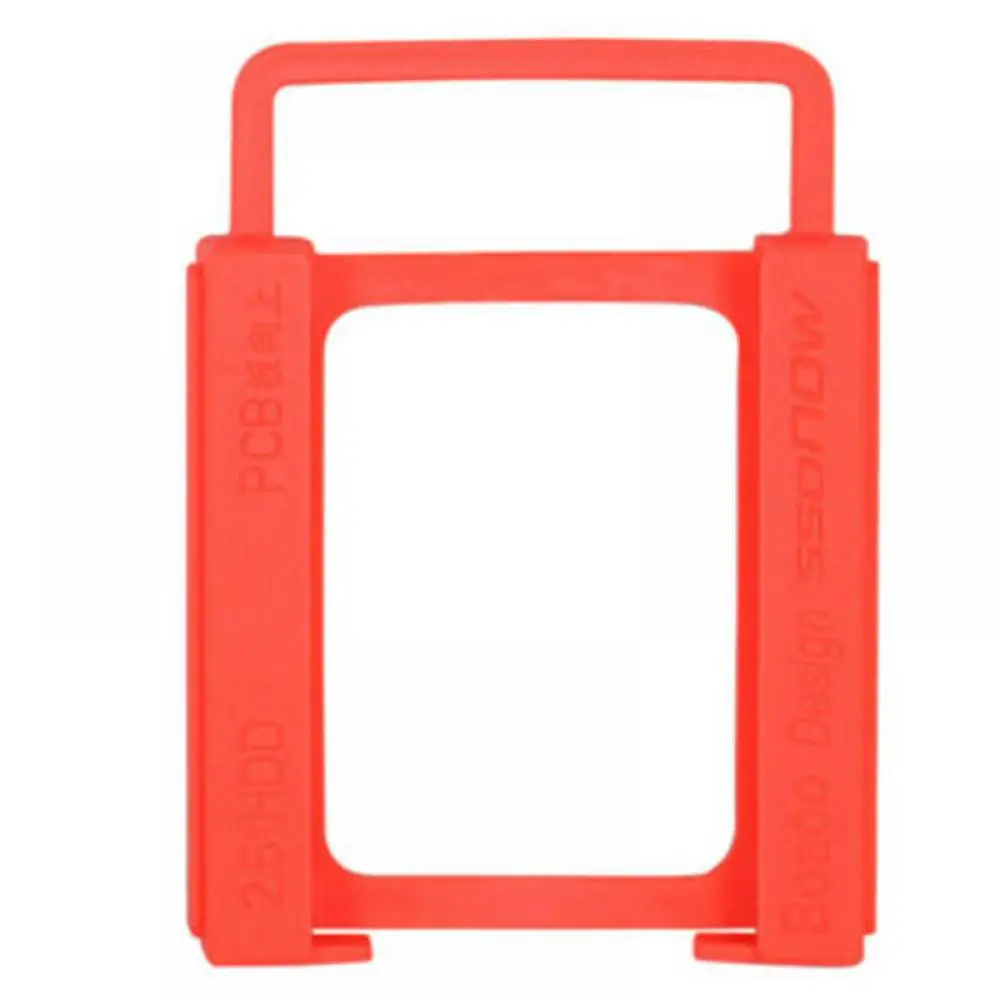 

1Pcs 2020 New Universal 2.5" to 3.5" SSD HDD Environmental Plastics Adapter Mounting Bracket Hard Drive Holder for Desktop PC