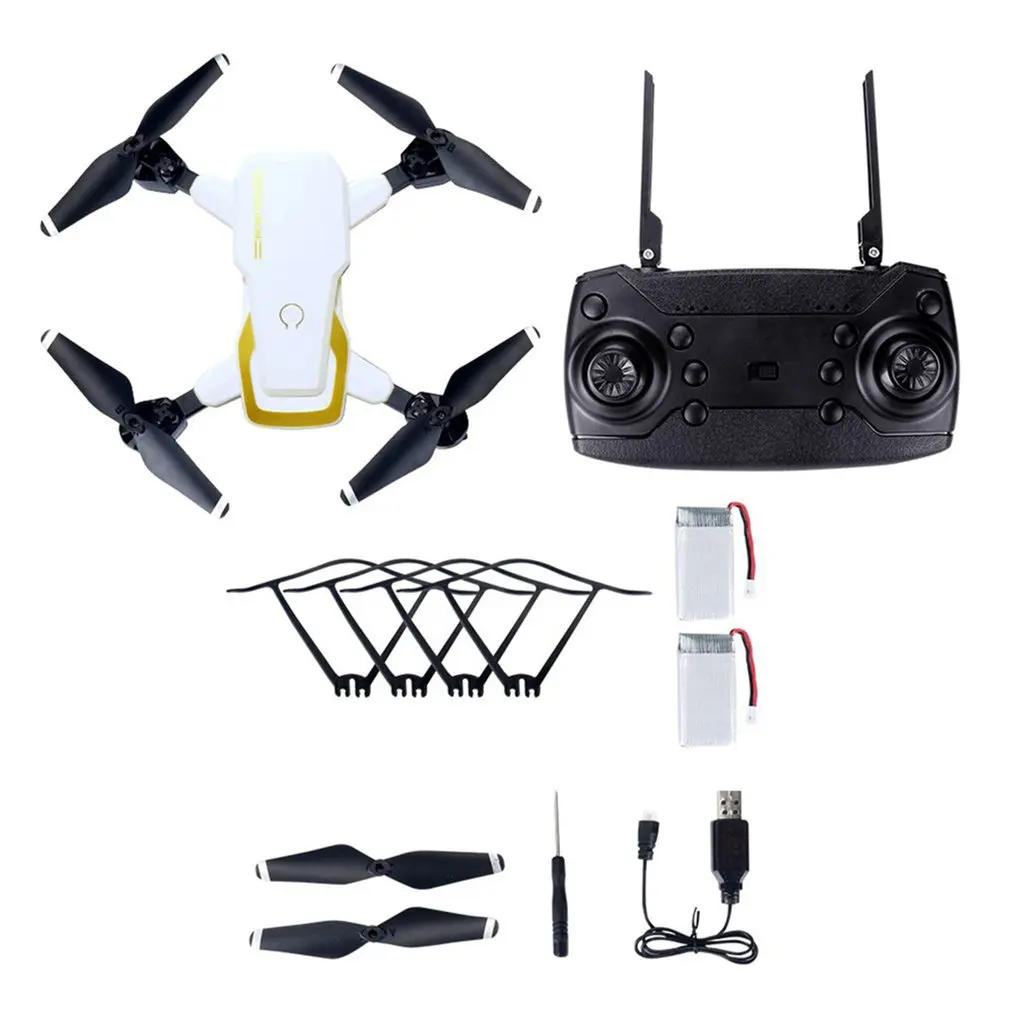 White 2MP 2B LF609 2,4G Wifi FPV Радиоуправляемый Дрон с камерой 0.3MP/2.0MP бесщеточный Радиоуправляемый квадрокоптер RTF складной 3D флип удерживающий головной убор дропшиппинг - Цвет: White 2MP 2B