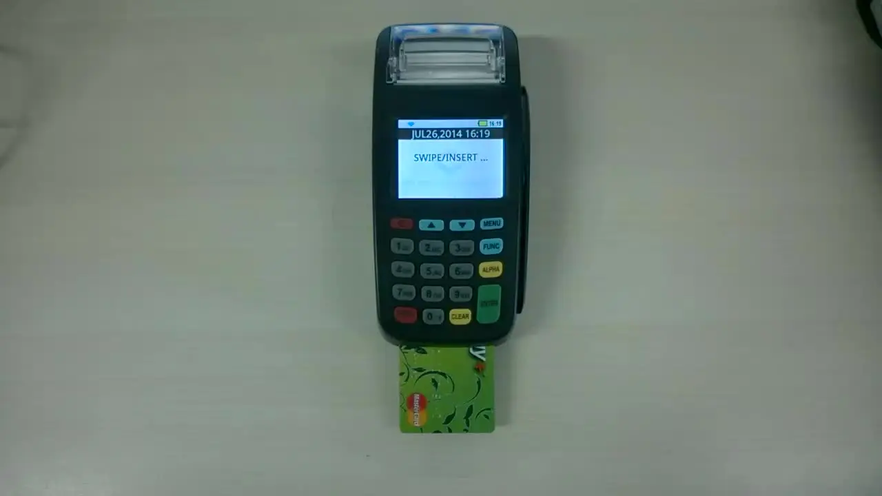 Kaufen Original NEWPOS NEW8210 2,8 Zoll Linux Mobilen POS Terminal Handheld Pos Zahlung Gerät