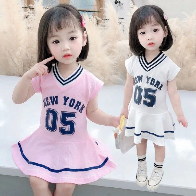 

Платья для девочек, детская одежда, модное милое летнее платье, тонкие платья принцессы для маленьких девочек, подарок на день рождения