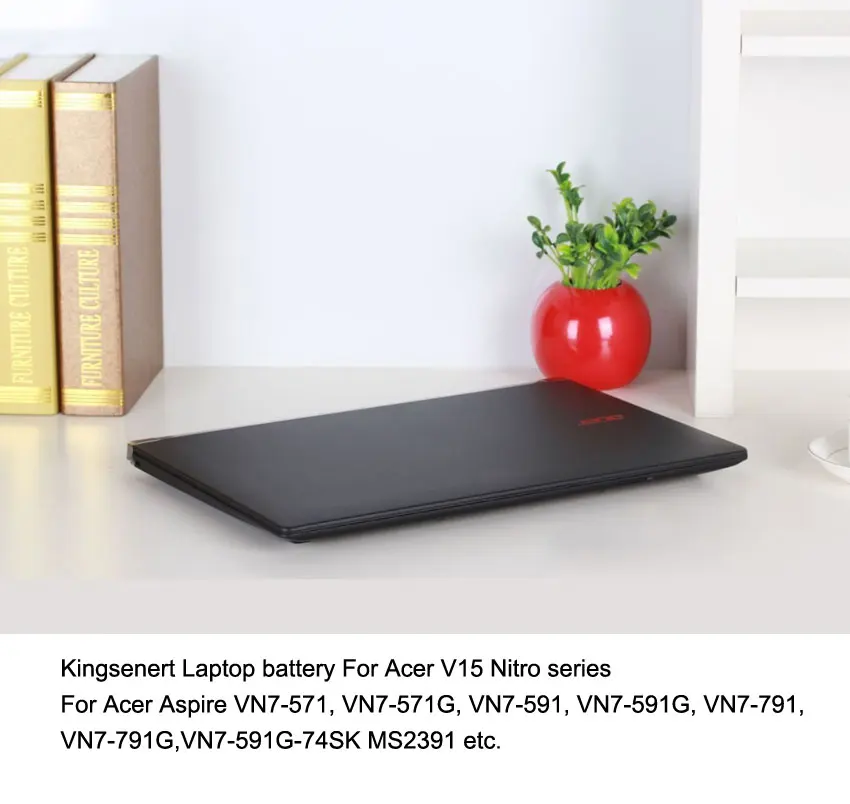 Аккумулятор для ноутбука KingSener AC14A8L Acer Aspire VN7 571 571G 591 591G MS2391 KT.0030G.001 11 4 V 4605mAh|battery for