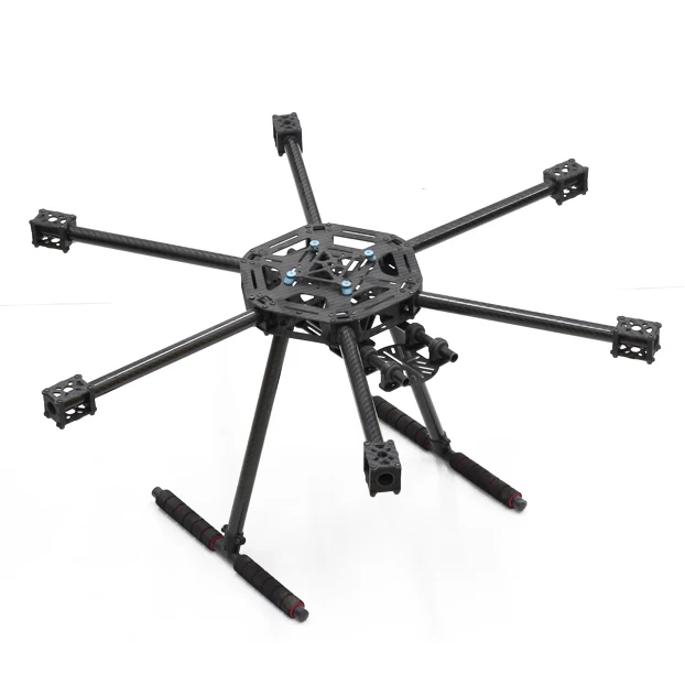 LJI X600 X6 600 мм FPV гексакоптер рамка с посадочным шасси из углеродного волокна