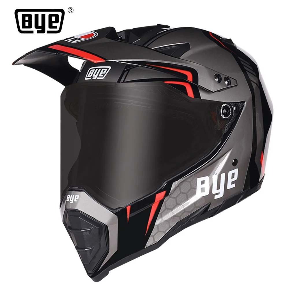 

BYE Moto rcycle шлем Moto крест шлем moto Moto rbike гоночный Moto шлема Байкер полный уход за кожей лица шлемы ECE DOT Сертификация