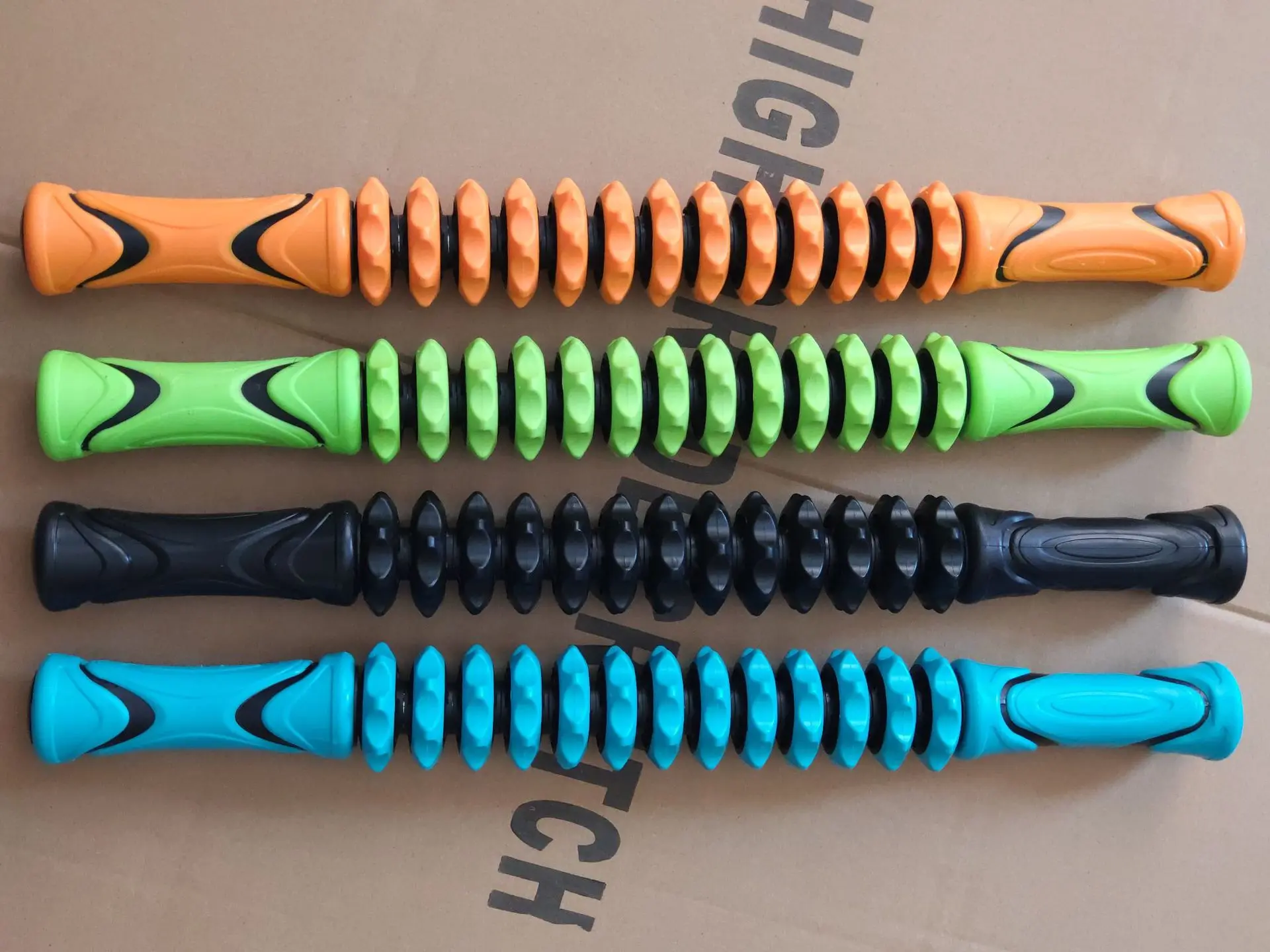 

Relax Tool Muscle Roller Gym Massage Body Massage Sticks With 5 Point Spiky Ball Yoga Block for Men Women