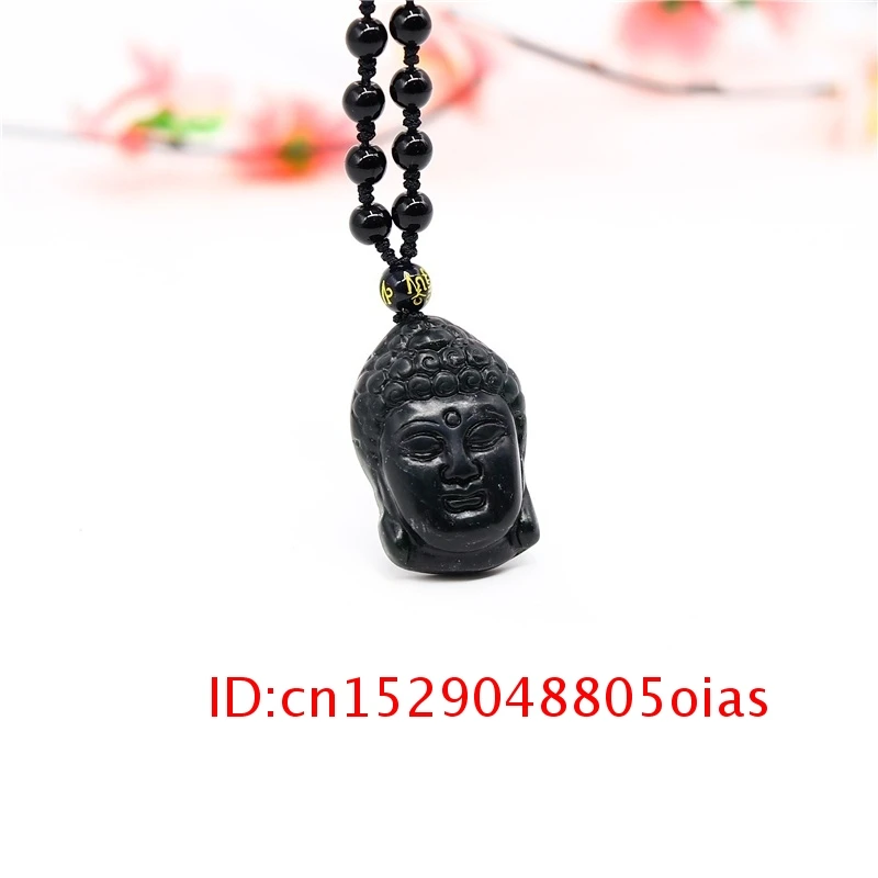 Ювелирные изделия амулет натуральный буддизм нефрит Шарм ожерелье Подарки