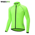 WOSAWE Сверхлегкий Светоотражающие Для Мужчин's велосипедная куртка с длинным Водонепроницаемый ветрозащитный дорога горный велосипед куртки для MTB велосипедная ветровка