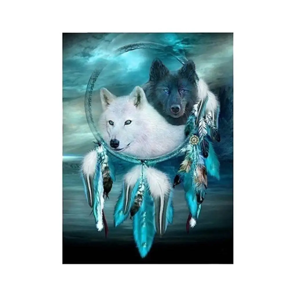 Алмазная мозаика сделай сам 5d с изображением животных | Канцтовары для офиса и