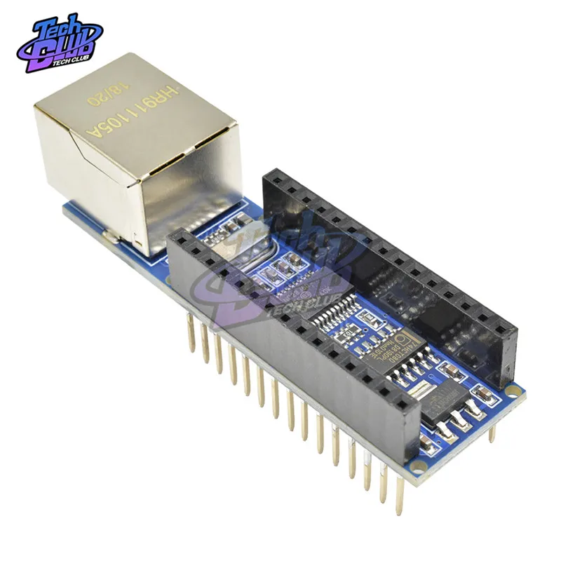 1PCS Nano V3 Ethernet Shield ENC28J60 Microchip HR911105A Webserver Board Module for Arduino 3.0 | Инструменты