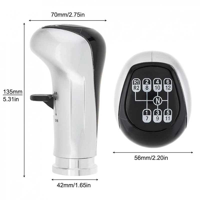 12 Скорость + R1 R2 рукоятка для рычага переключения передач Стик ручного карьерный