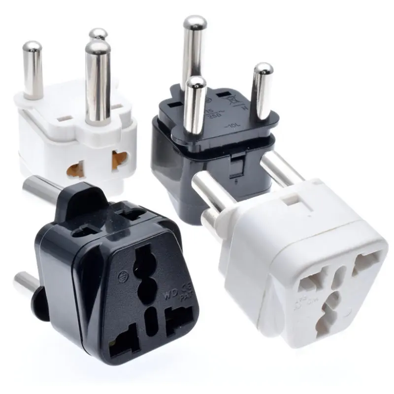 

2 IN 1 - South Africa Travel Adapter Type M Standard Converter Universal Outlet AC250V 15A