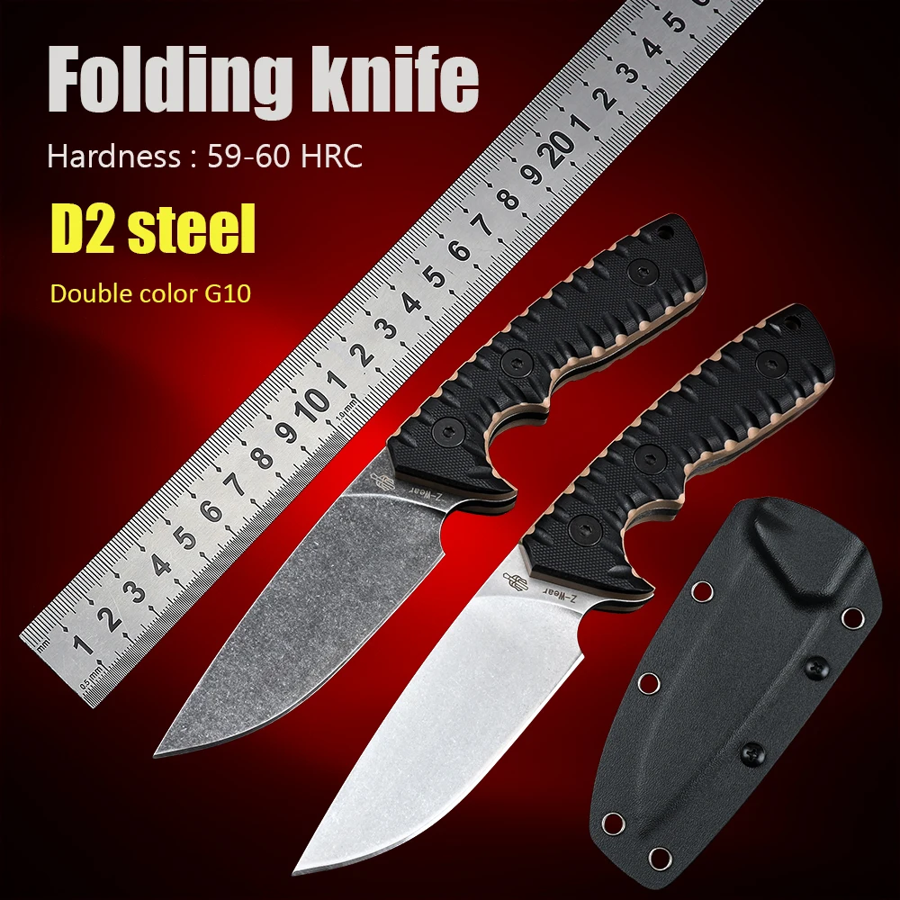 Походные ножи для повседневного использования D2 самообороны охоты Kinfe выживания