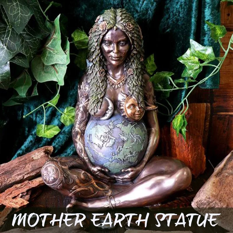 

Ghia Mother Earth Art Statue Garden Ornament Mother Earth Art Statue Figurine Mother Earth Goddess Statue For Home Decor Crafts