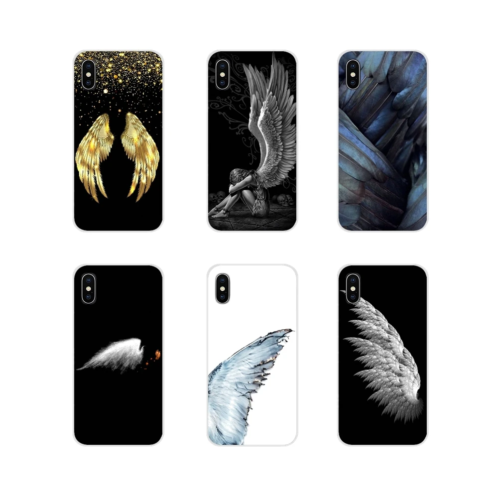 Крылья ангела для Huawei G7 G8 P7 P8 P9 P10 P20 P30 Lite Mini Pro P Smart Plus 2017 2018 2019 аксессуары чехлы