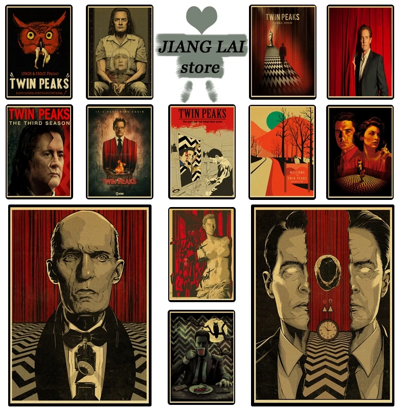 Винтажные постеры Twin пикс принты настенная живопись высокое качество Декор