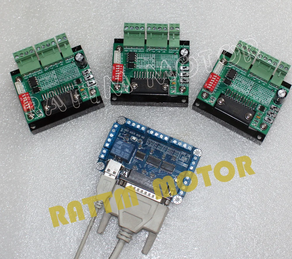 3 шт. 3.5A TB6560 одной оси ЧПУ Драйвер шагового двигателя 16 Microstep & 5 коммутационная