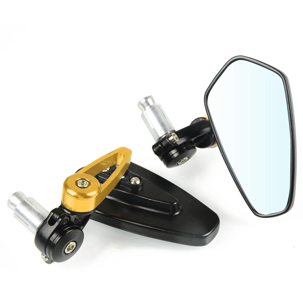 7/8&quot 22MM Rear View Mirror Motorcycle Motorbike Cafe Racer Grip Rearview Handlebar Mirrors FOR YAMAHA DUCATI HONDA | Автомобили и