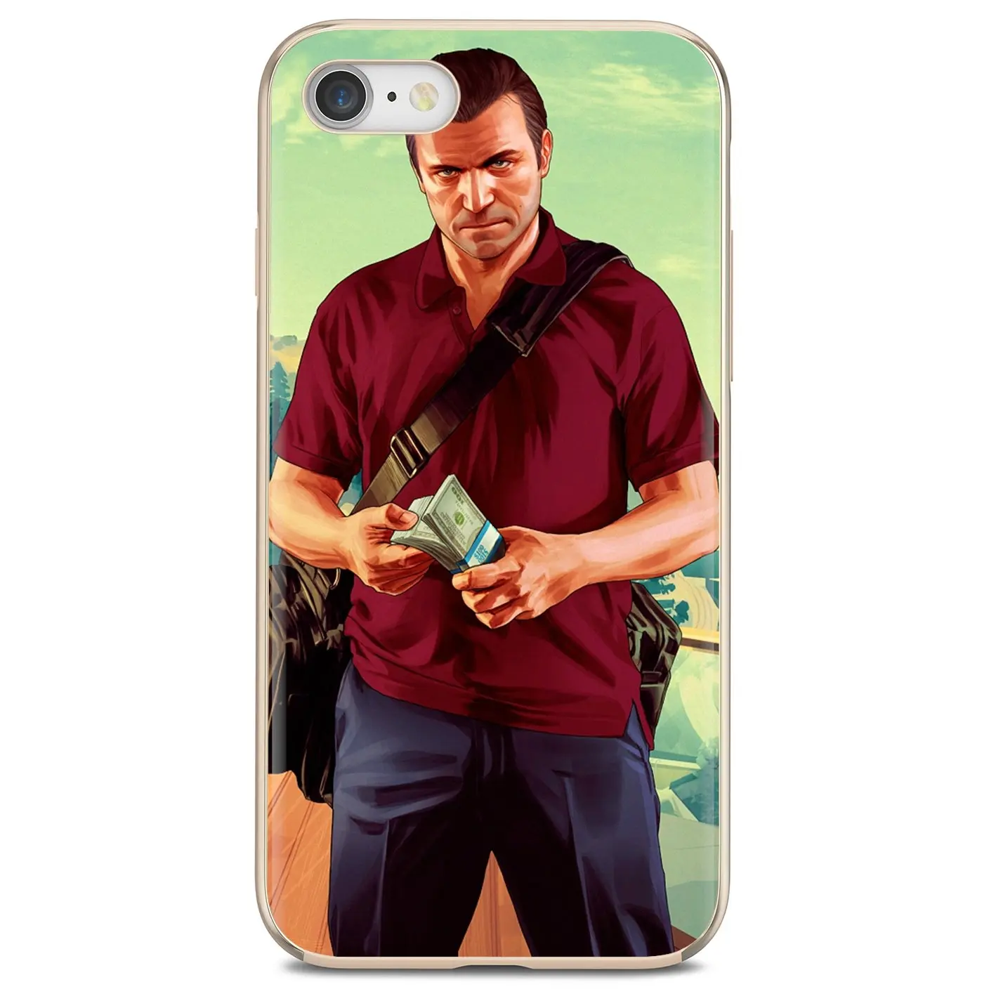 Мягкий чехол для Samsung Galaxy A10 A30 A40 A50 A60 A70 S6 Active Note 10 Plus Edge M30 GTA San принтер Grand Theft Auto 5 V |