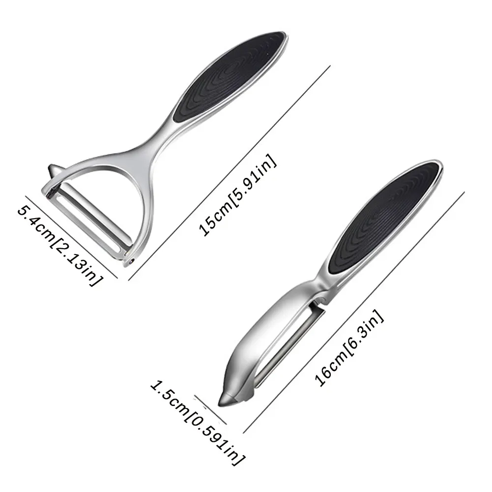 

Vegetable Peeler Multifunctional Fruit Premium Stainless Peeling Tool YShaped Multifunctional Rotatable Apple PeelerKitchen 2PCS