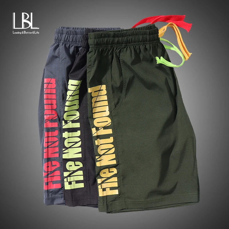 Новые Брендовые мужские пляжные шорты летние быстросохнущие короткие брюки