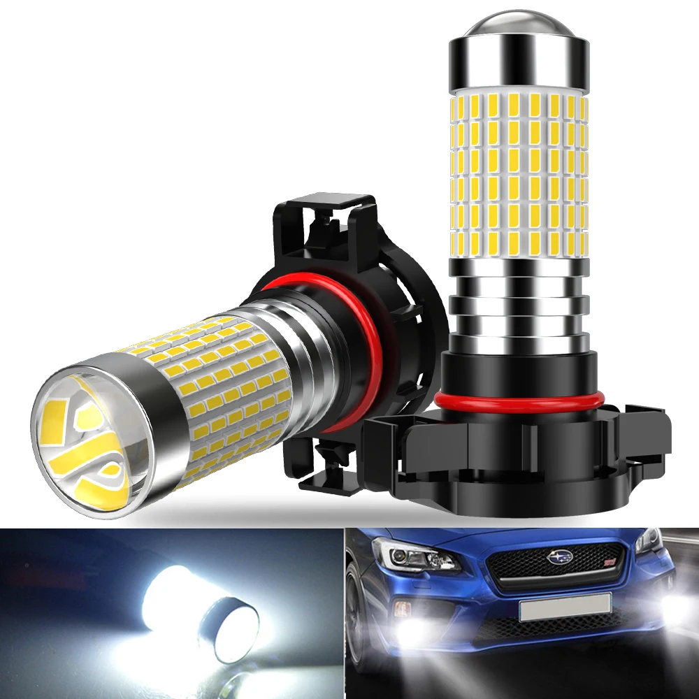 

PXS24W H8 H9 H11 5202 LED Fog Light Bulbs for Toyota Corolla Camry Rav4 Yaris Echo Prius Hilux DRL Car Daytime Running Auto Lamp