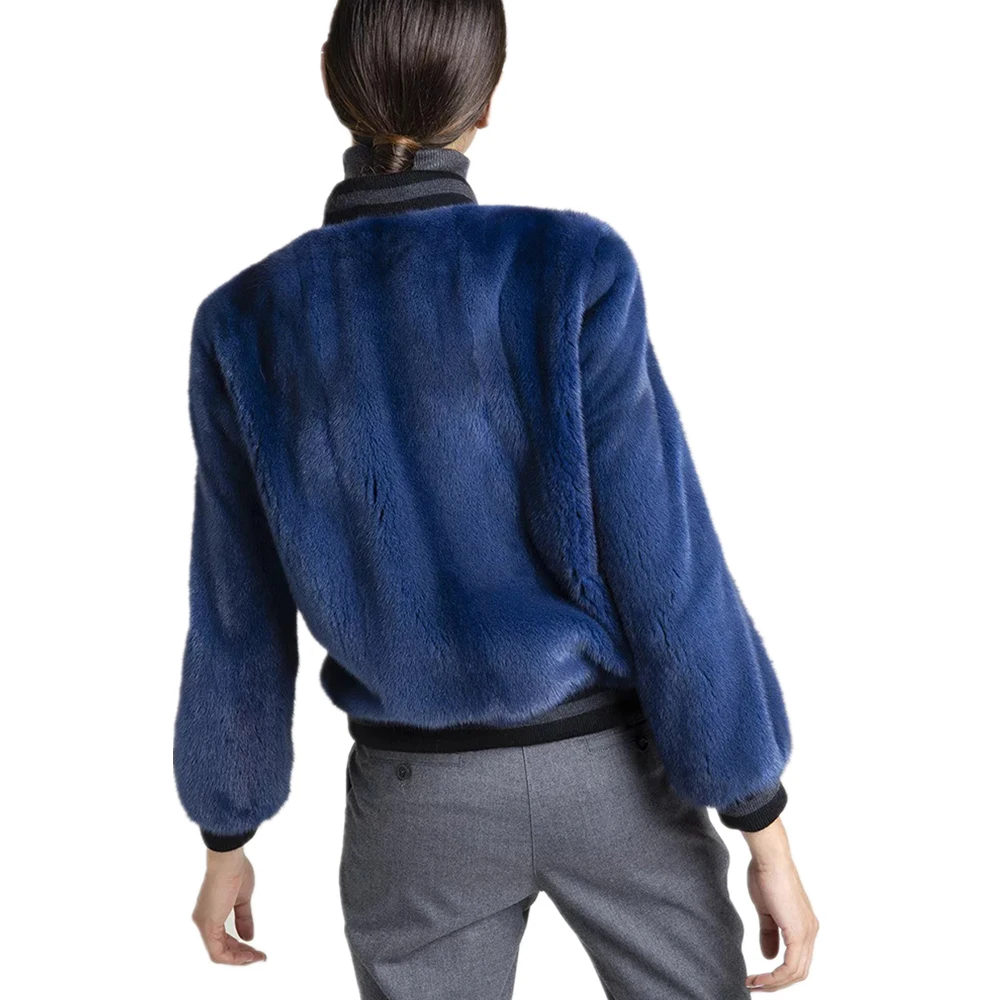 

TOPFUR Real Fur Coat Basic Jackets Natural Mink Fur Winter Coats Women Jackets Outwear Spring Collection Genuine Leather Jackets